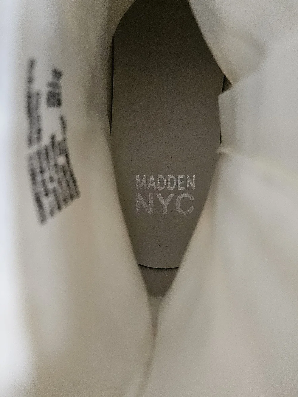Madden NYC White Glitter Inset Western Ankle Cowboy Boots Size 5